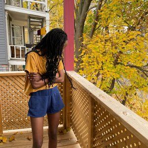 High-rise Free People shorts